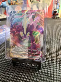 Pokemon TCG Toxtricity VMAX Rebel Clash Holo Ultra Rare Card 071/192 - Image 1