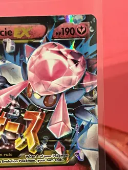Pokemon TCG M Diancie EX XY44 Black Star Promo Holo Card DMG - Image 3