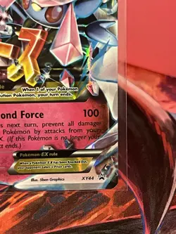 Pokemon TCG M Diancie EX XY44 Black Star Promo Holo Card DMG - Image 4