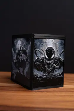 Venom themed Prism MTG Deck Box, EDH Commander Card Case - Image 2