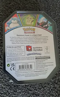 Pokemon TCG: Mighty Mysterious Tin Mimikyu New Factory Sealed 2021 (3x Boosters) - Image 2