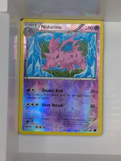 Nidorino 44/116 Uncommon Plasma Freeze Pokemon Reverse Holo Lightly Played - Image 1