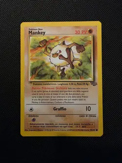 SIX POKEMON CARDS EEVEE MANKEY TAUROS NIDORINA BELLSPROUT EXEGGUTOR NM ITALIAN - Image 3