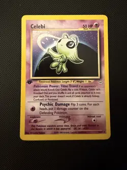 2001 NEO REVELATION CELEBI - HOLO 1ST EDITION - 3/64 RARE POKEMON - Image 1