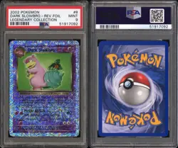 2002 POKEMON LEGENDARY COLLECTION #8 DARK SLOWBRO-REVERSE FOIL PSA 9 - Image 3