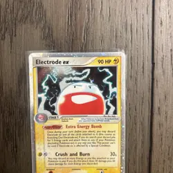 Electrode ex 107/112 Holo EX Rare FireRed & LeafGreen Pokemon Holo LP - Image 2