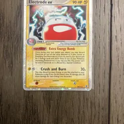 Electrode ex 107/112 Holo EX Rare FireRed & LeafGreen Pokemon Holo LP - Image 3