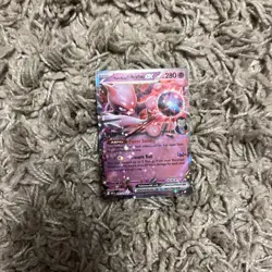 Team Rocket's Mewtwo ex 081/182 Holo Pokemon TCG Card Destined Rivals NEAR MINT - Image 1
