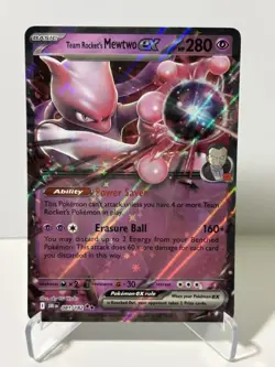 Team Rocket's Mewtwo ex 081/182 - Double Rare - Destined Rivals - Pokemon TCG - Image 1