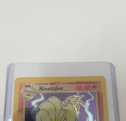 Pokemon TCG Ninetales 012/102 Holo Rare English 80 HP - Base Set Ken Sugimori - Image 2