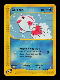 Goldeen 78/147 Common Aquapolis Pokemon Cards - Image 1