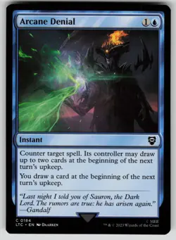 Arcane Denial Normal C The Lord of the Rings 184 NM - Image 1