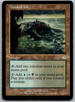 Tainted Isle 141 Uncommon Torment Magic: The Gathering Lightly Played - Image 1