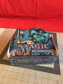 Vintage 1997 MTG Stronghold Booster Box Only No Packs - Image 1