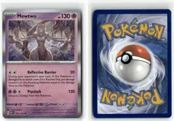 Mewtwo 150 Holo 151 Pokemon Rare Holo Near Mint - Image 3