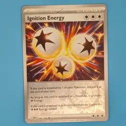 IGNITION ENERGY 086/086 UNCOMMON WHITE FLARE POKEMON REVERSE HOLO NM/M - Image 1