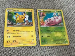 Pokemon - Roaring Skies - Pikachu Non Holo 20/108 & Exeggcute Reverse Holo 1/108 - Image 1
