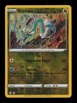 REVERSE HOLO DRAMPA RARE 119/203 LP POKEMON - Image 1