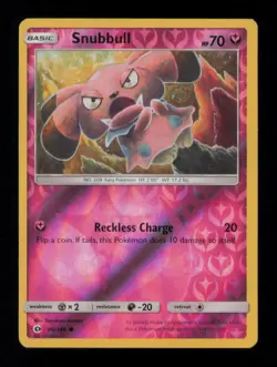 REVERSE HOLO SNUBBULL COMMON 90/149 LP POKEMON - Image 1