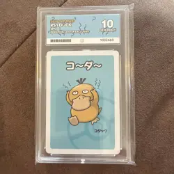 PSYDUCK Old Maid Pokemon Center Exclusive Japanese - ACE 10 GEM MINT - Image 1