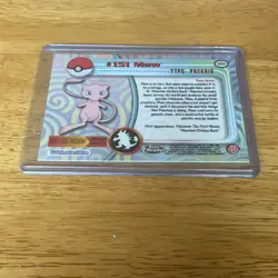 2000 Topps Chrome Pokemon Series 2 T.V. Animation - #151 - Mew - Image 2