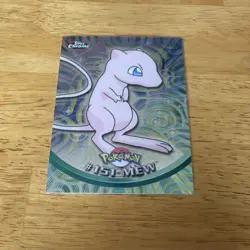 2000 Topps Chrome Pokemon Series 2 T.V. Animation - #151 - Mew - Image 3