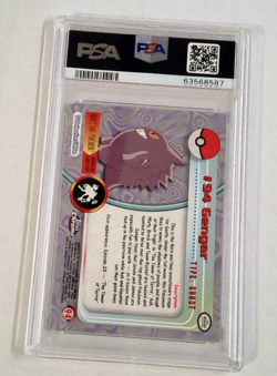 GENGAR 2000 TOPPS CHROME POKEMON T.V PSA 9 SERIES 1 - Image 2
