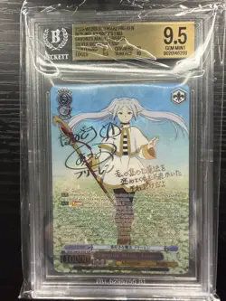 Weiss Schwarz Favorite Magic Frieren SSP (Silver Signature) Foil BGS 9.5 2025 - Image 1