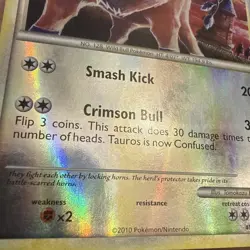 Tauros #41 [Reverse Holo] Pokemon Unleashed - Image 2