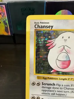 Chansey 3/102 Shadowless Base Set Holo LP/MP - SHIPS FAST 🔥💨 - Image 3