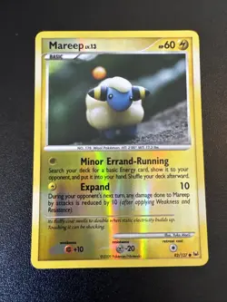 Pokemon TCG Mareep 82/127 Platinum Reverse Holo - Image 1
