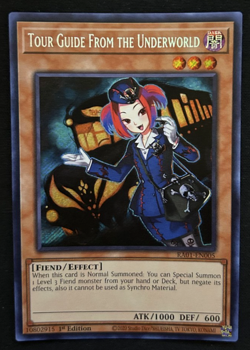 Tour Guide From The Underworld RA01-EN005 (NM) Secret Rare - Image 1