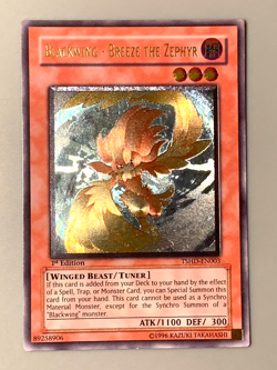 yugioh Blackwing - Breeze the Zephyr TSHD-EN003 1st Ed Ultimate Rare near mint - Image 2