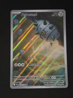 Ferroseed - 148/086 - Illustration Rare - White Flare - Pokemon Card - NM/M - Image 1