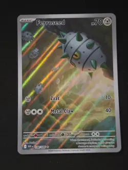 Ferroseed - 148/086 - Illustration Rare - White Flare - Pokemon Card - NM/M - Image 2