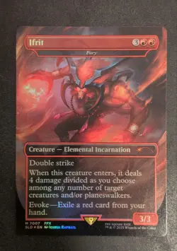 MTG x FF Ifrit / Passionate English version Foil Final Fantasy - Image 1