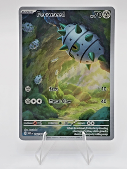 Sv: White Flare Pokemon TCG Ferroseed 148/086 illustration rare nm - Image 1