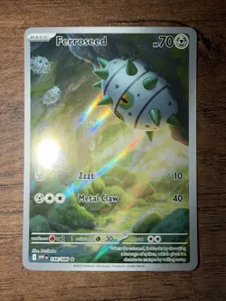 Pokemon TCG Ferroseed Illustration Rare White Flare, Card 148/086 - Image 1