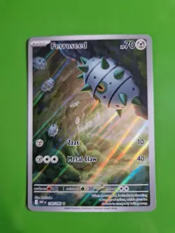 Pokemon TCG Ferroseed Illustration Rare White Flare, Card 148/086 - Image 1