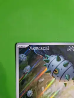 Pokemon TCG Ferroseed Illustration Rare White Flare, Card 148/086 - Image 2
