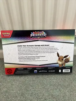 Pokemon TCG Prismatic Evolutions Eevee Accessory Pouch Special Collection Sealed - Image 2