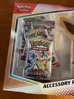 Pokemon Eevee Prismatic Evolutions Accessory Pouch Special Collection SEALED - Image 2