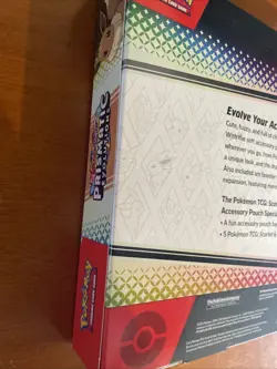 Pokemon Eevee Prismatic Evolutions Accessory Pouch Special Collection SEALED - Image 5