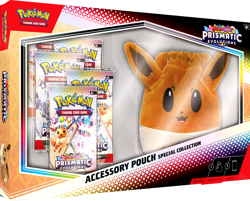 Pokemon TCG Prismatic Evolutions Accessory Pouch Special Collection Box Sealed - Image 1