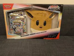 [NEW SEALED] Prismatic Evolutions Accessory Pouch Special Collection Pokemon TCG - Image 1