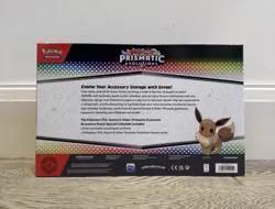 X3 Pokemon Prismatic Evolutions Accessory Pouch Special Collection Box SEALED - Image 4
