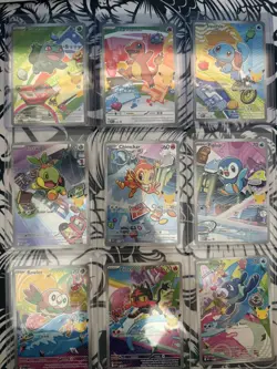 Pokemon First Partner Illustration Series 1 Collection - Complete Full Set Of 9 - Image 1