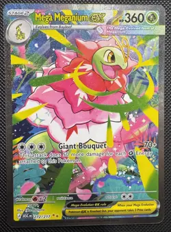 Pokemon TCG Mega Meganium ex 272/217 SIR Ascended Heroes NM - Image 1