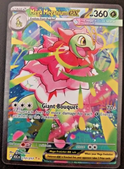 Pokemon TCG Mega Meganium ex SIR 272/217 Ascended Heroes NM - Image 1