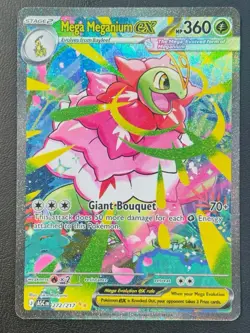 Pokemon TCG Mega Meganium Ex Ascended Heroes SIR 272/217 Near Mint Pack fresh! - Image 1